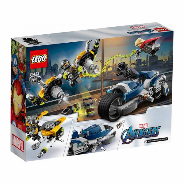 LEGO Super Heroes Конструктор Мстители Атака на спортбайке 76142