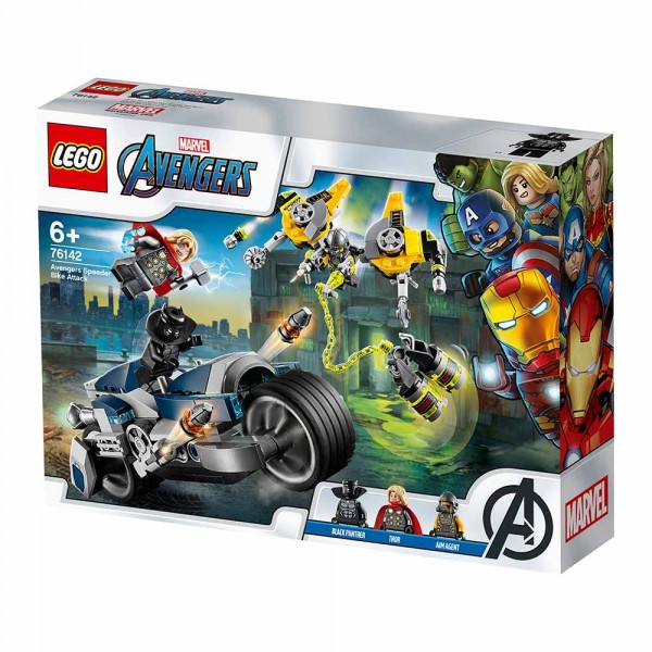 LEGO Super Heroes Конструктор Мстители Атака на спортбайке 76142