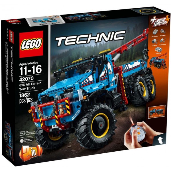 LEGO Technic Полноприводный эвакуатор 6х6 42070