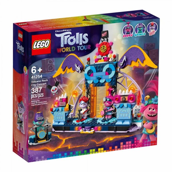 LEGO Trolls world tour Конструктор Грандиозный рок-концерт в городе 41254