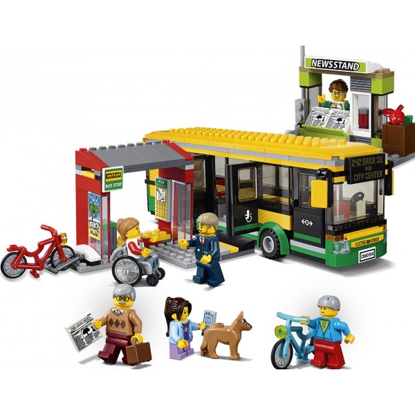 LEGO City Автобусная остановка 60154