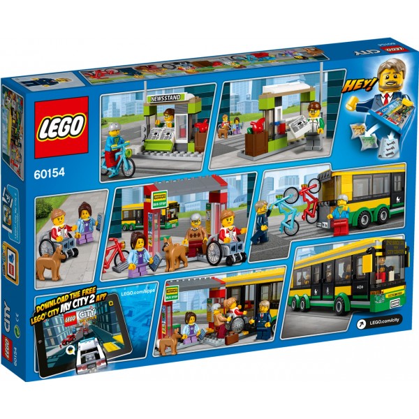 LEGO City Автобусная остановка 60154