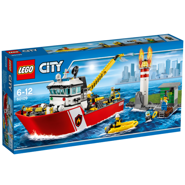 LEGO City Fire Пожарный катер 60109