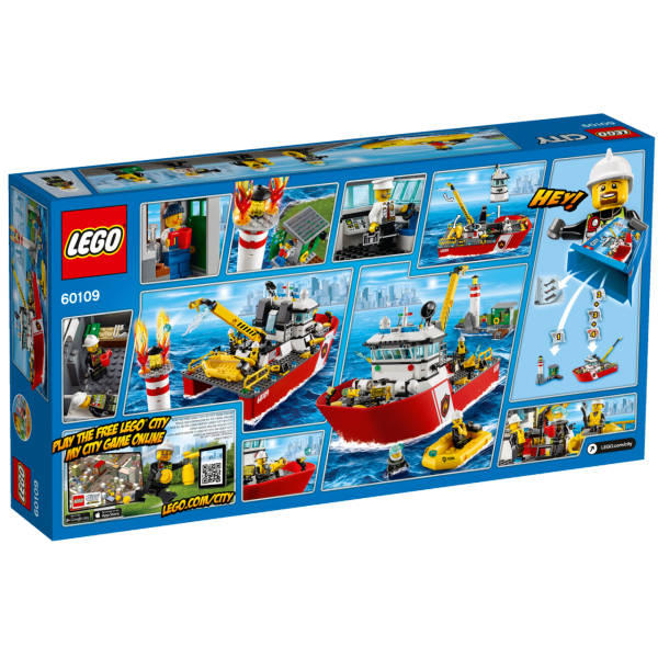 LEGO City Fire Пожарный катер 60109