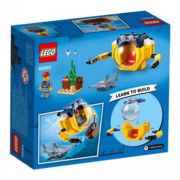 LEGO City Конструктор Океан Мини-субмарина 60263
