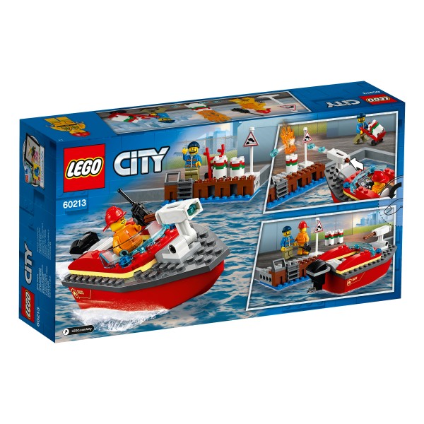 LEGO City Конструктор Пожар на причале 60213
