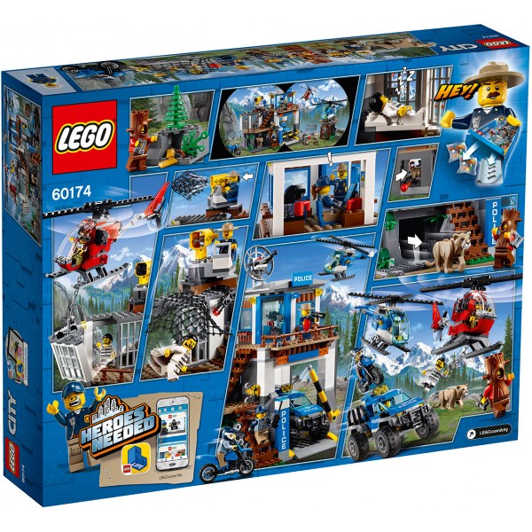 LEGO City Конструктор Штаб-квартира горной полиции 60174