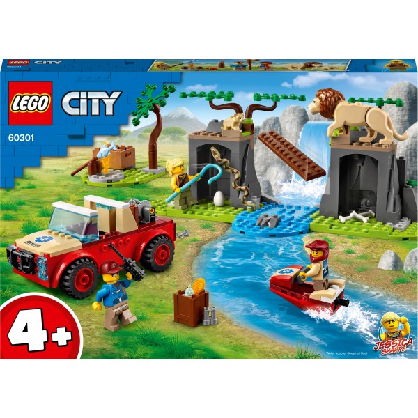 LEGO City Конструктор Спасательный внедорожник для зверей 60301
