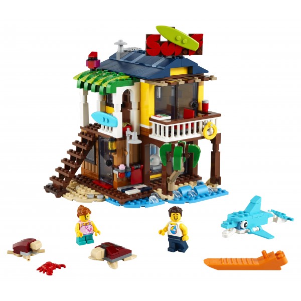 LEGO Creator Конструктор Пляжный домик серферов 31118