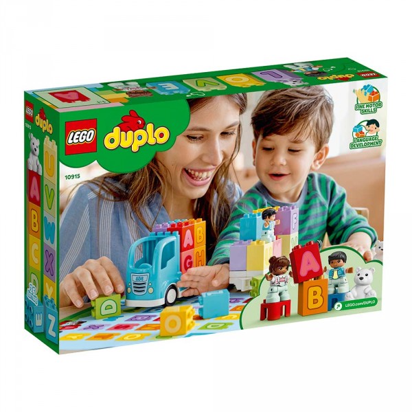 LEGO DUPLO Конструктор Грузовик Алфавит английский 10915