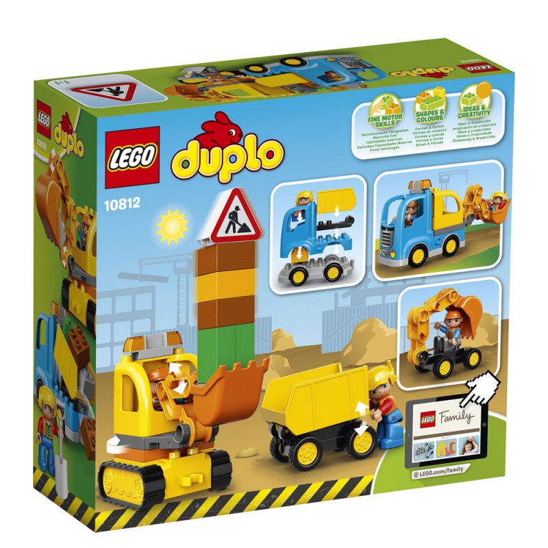 Lego duplo 10812 truck & tracked excavator clearance toy