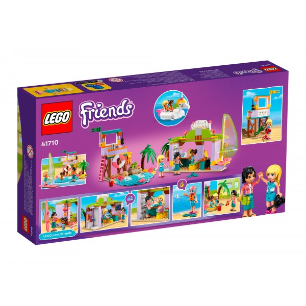 LEGO Friends Конструктор Развлечения на пляже для серферов 41710