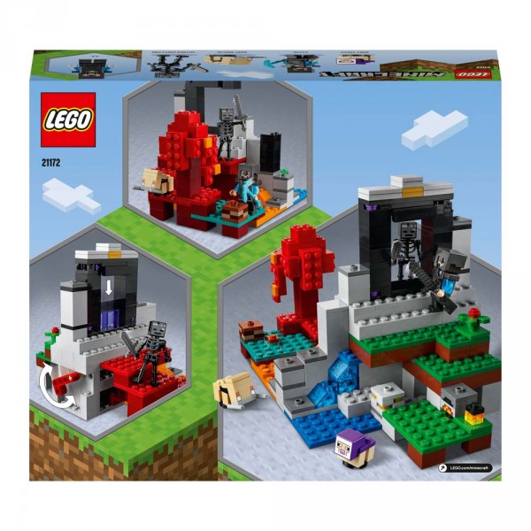 LEGO Майнкрафт (Minecraft) Конструктор Разрушенный портал 21172
