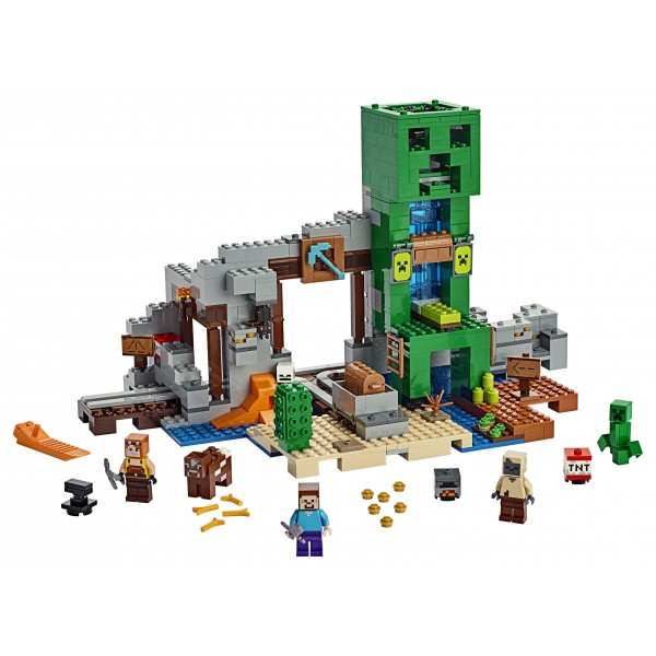 LEGO Майнкрафт (Minecraft) Конструктор Шахта Крипера 21155