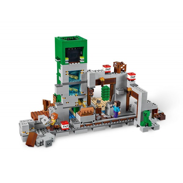 LEGO Майнкрафт (Minecraft) Конструктор Шахта Крипера 21155