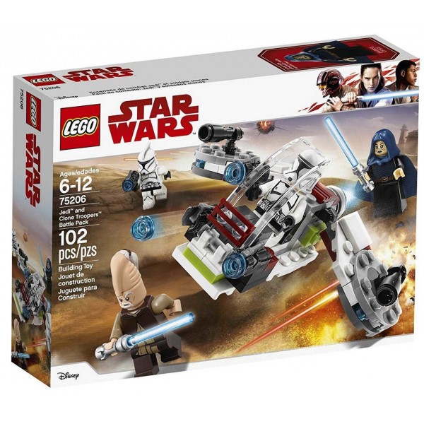 LEGO Star Wars Конструктор Jedi™ and Clone Troopers™ Battle Pack Боевой набор джедаев и клонов-пехотинцев 75206
