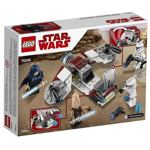 LEGO Star Wars Конструктор Jedi™ and Clone Troopers™ Battle Pack Боевой набор джедаев и клонов-пехотинцев 75206