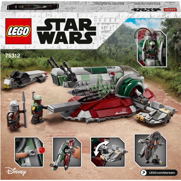 LEGO Star Wars Конструктор Звездолет Бобы Фетта 75312