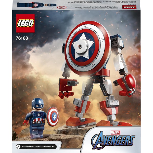 LEGO Super Heroes Конструктор Marvel Робоброня Капитана Америки 76168