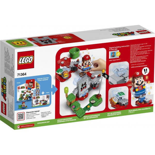 LEGO Super Mario Конструктор Бабах Преграды с лавой Дополнительный уровень 71364