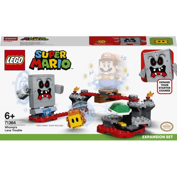 LEGO Super Mario Конструктор Бабах Преграды с лавой Дополнительный уровень 71364