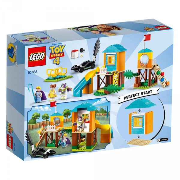 LEGO Toy Story 4 Конструктор Juniors Приключения Базза и Бо Пип на детской площадке 10768