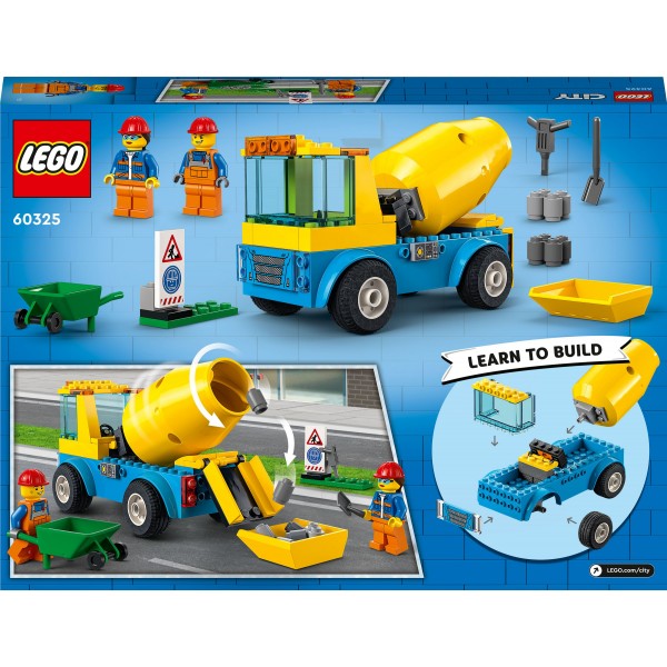 LEGO City Конструктор Бетономешалка 60325