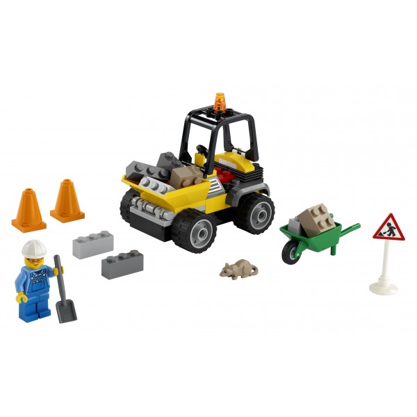 LEGO City Конструктор Great Vehicles Автомобиль для дорожных работ 60284