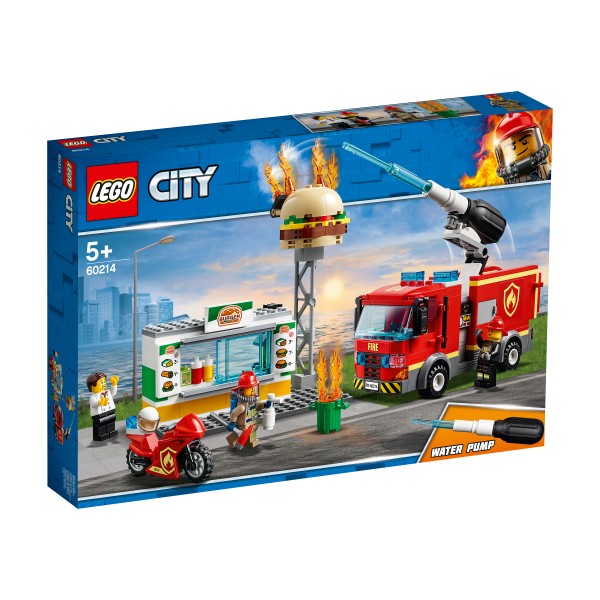 LEGO City Конструктор Пожар в бургер-баре 60214