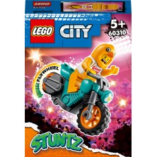 LEGO City Конструктор Трюковый мотоцикл с цыплёнком 60310