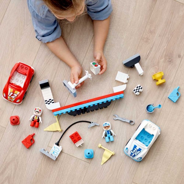 LEGO DUPLO Конструктор Гоночные автомобили 10947