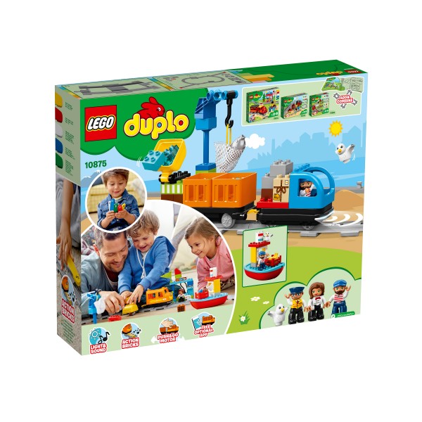 LEGO DUPLO Конструктор Лего Грузовой поезд 10875