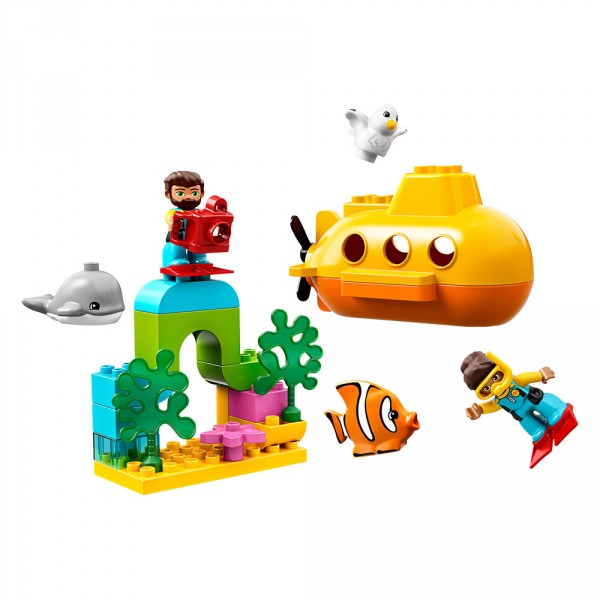 LEGO DUPLO Конструктор Путешествие субмарины 10910