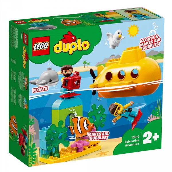 LEGO DUPLO Конструктор Путешествие субмарины 10910