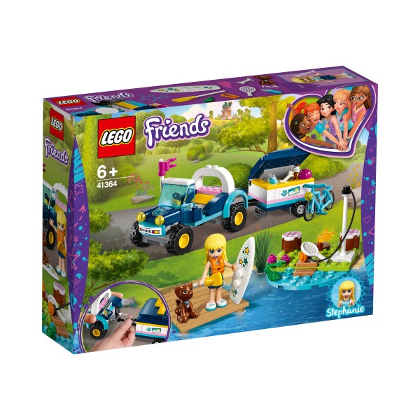LEGO Friends Конструктор Багги и трейлер Стефани 41364