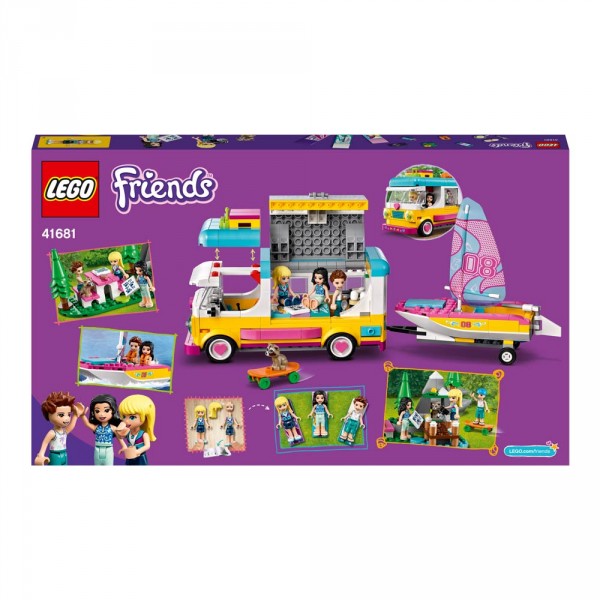 LEGO Friends Конструктор Лесной дом на колесах и парусная лодка 41681