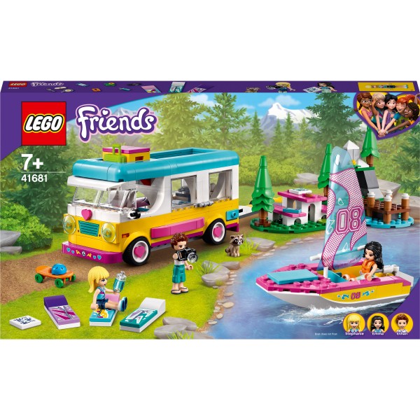 LEGO Friends Конструктор Лесной дом на колесах и парусная лодка 41681