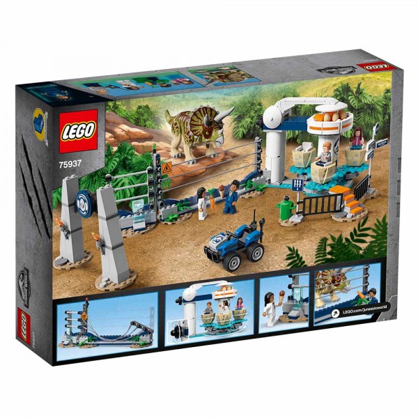 LEGO Jurassic World Конструктор Ярость трицератопса 75937