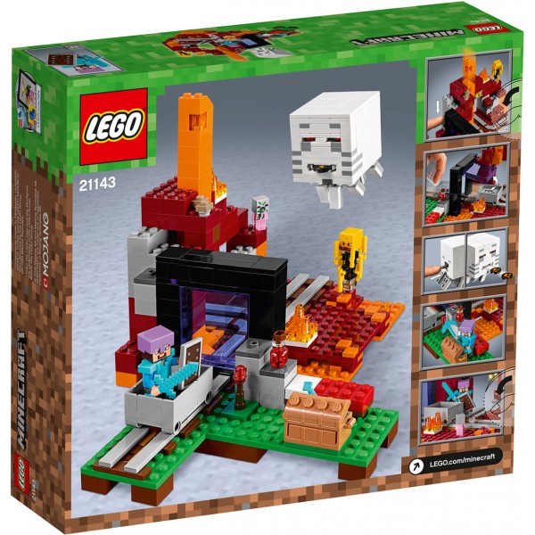 LEGO Майнкрафт (Minecraft) Конструктор Портал в Нижний мир 21143