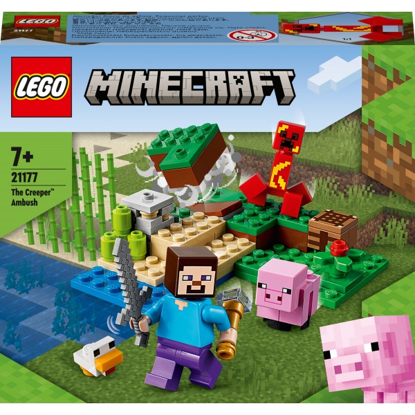 LEGO Майнкрафт (Minecraft) Конструктор Засада Крипера 21177