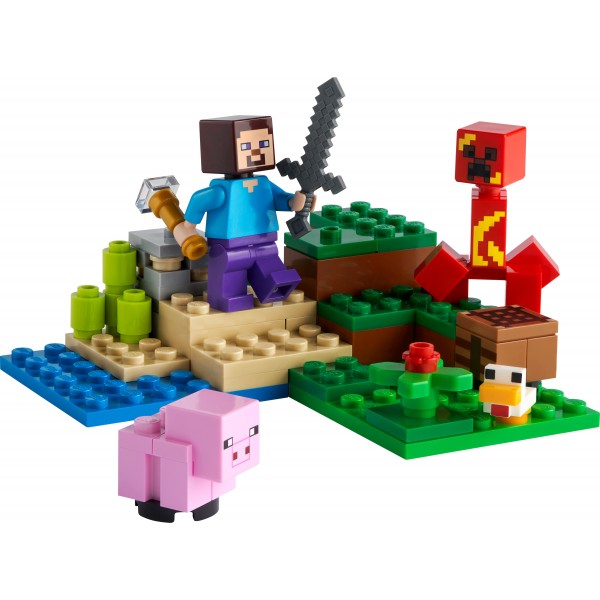 LEGO Майнкрафт (Minecraft) Конструктор Засада Крипера 21177
