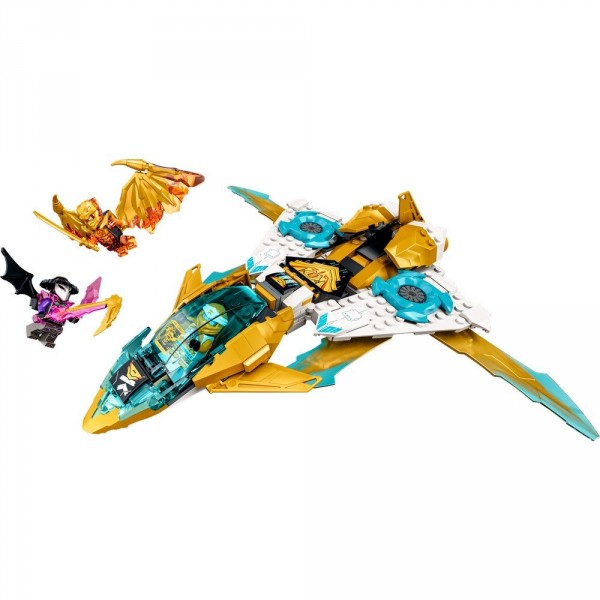 LEGO Ниндзяго (NinjaGo) Конструктор Реактивный самолёт Зейна «Золотой дракон» 71770