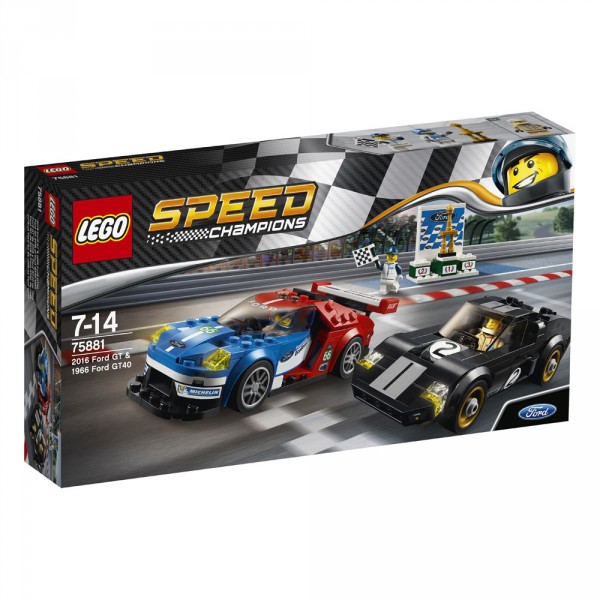 LEGO Speed Champions Автомобіль Ford GT 2016 року і Ford GT 75881
