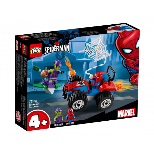 LEGO Super Heroes Конструктор Автомобильная погоня Человека-Паука 76133