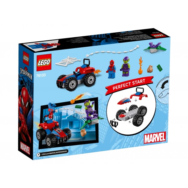 LEGO Super Heroes Конструктор Автомобильная погоня Человека-Паука 76133