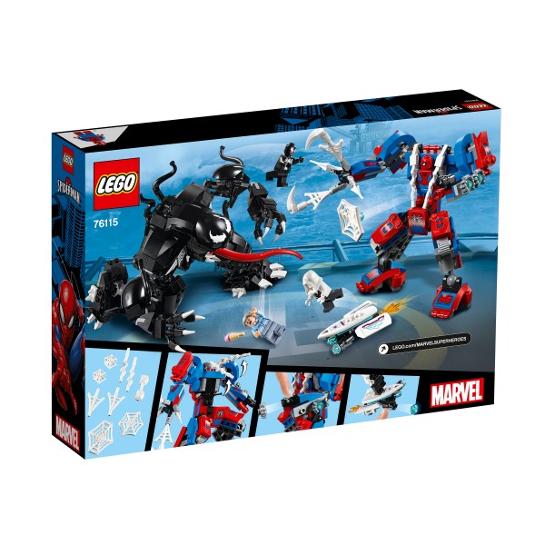 LEGO Super Heroes Конструктор Человек-паук против Венома 76115