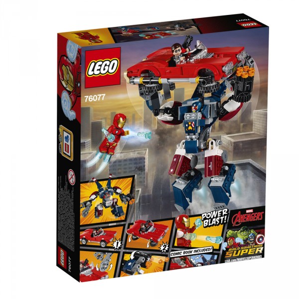 LEGO Super Heroes Залізна Людина: Сталевий удар в Детрой 76077
