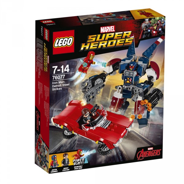 LEGO Super Heroes Залізна Людина: Сталевий удар в Детрой 76077