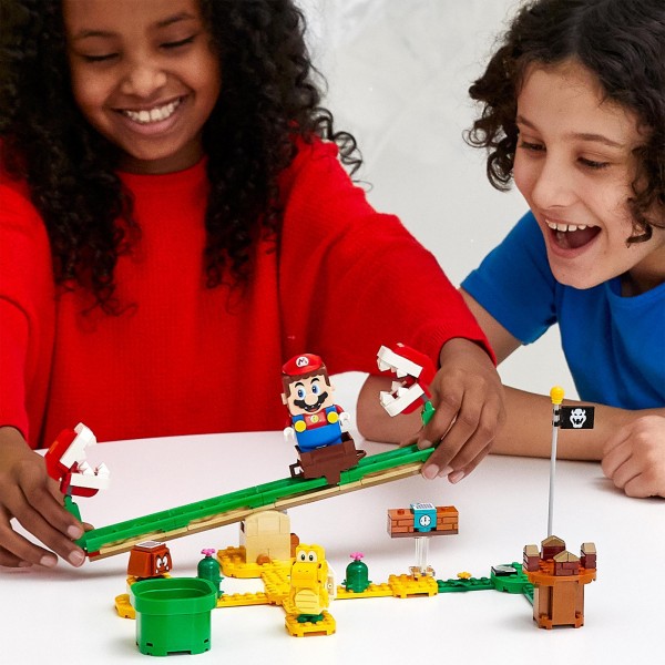LEGO Super Mario Конструктор Дрифт-заезд с растением-пираньей Дополнительный уровень 71365