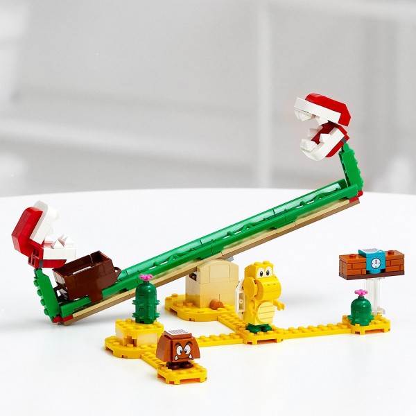 LEGO Super Mario Конструктор Дрифт-заезд с растением-пираньей Дополнительный уровень 71365